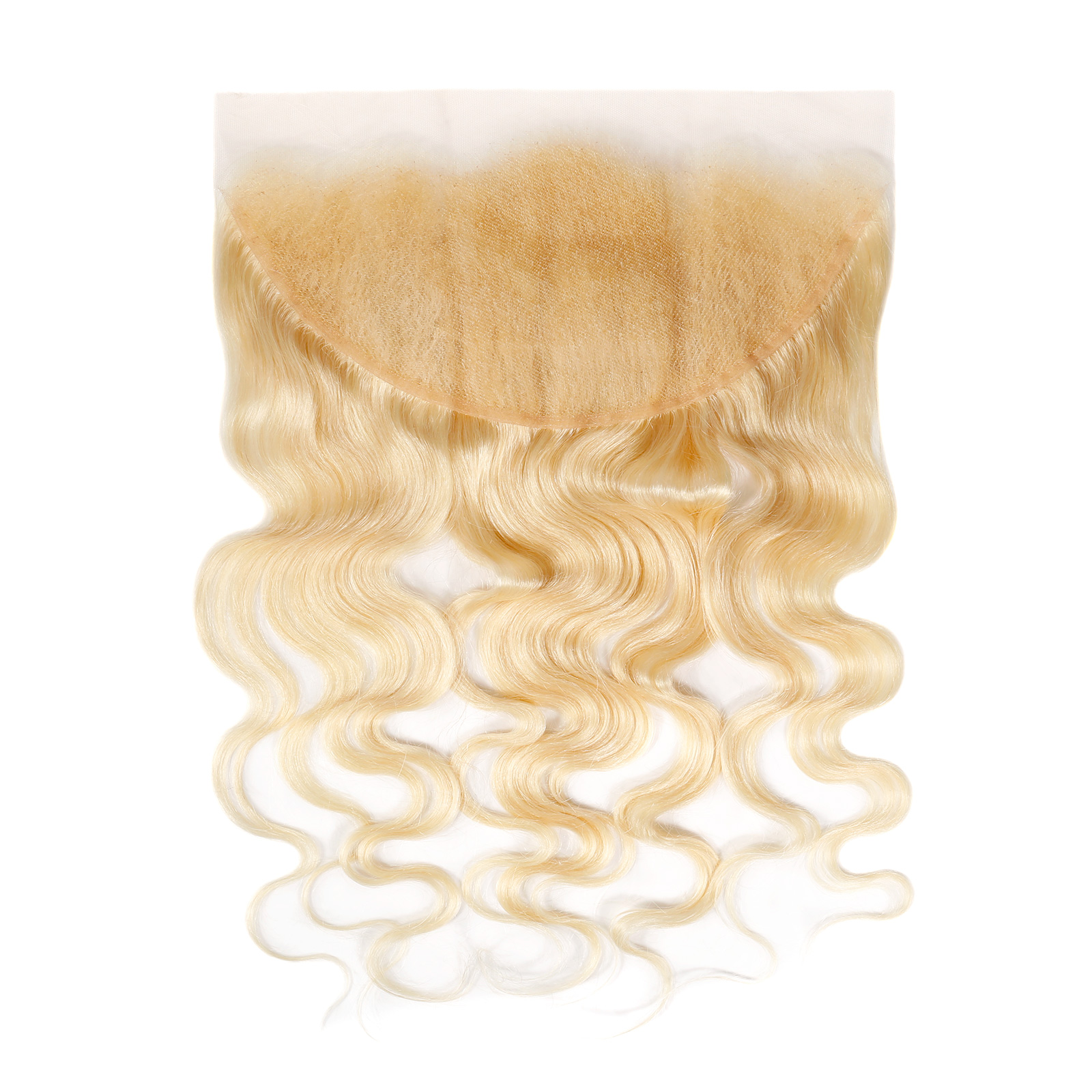 Virgin #613 Blonde Color 13x4 13x6  Transparent Lace Frontal Body Wave Human Hair